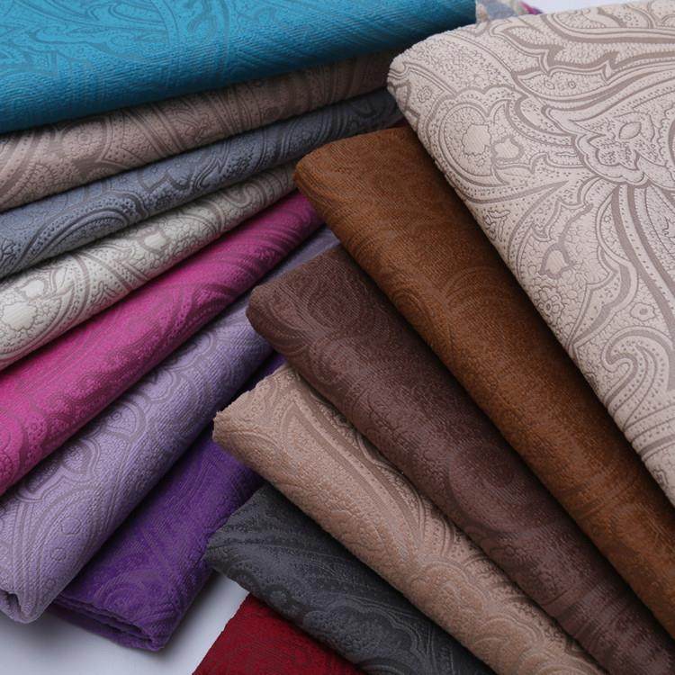 直销新款短毛绒沙发布料加厚加密欧式大花丝绵绒布软包坐垫抱枕套