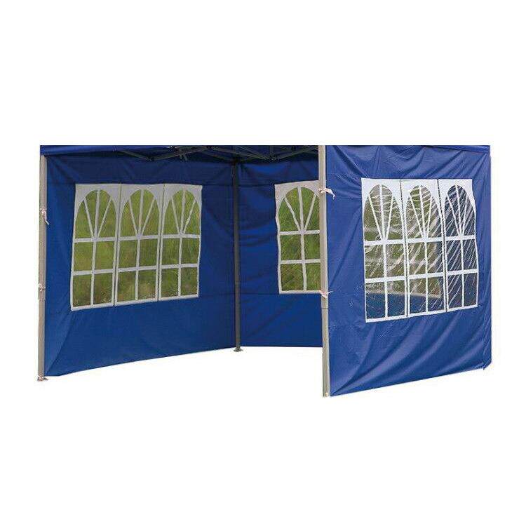 直销新款户外折叠四脚帐篷围布摆摊四角雨棚半透明罗马窗户艺术围