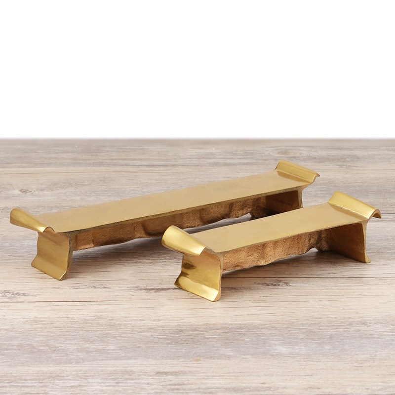 佛堂口桌面摆财运地主贡台拜财神供供H台杯托茶水杯酒杯优质纯黄