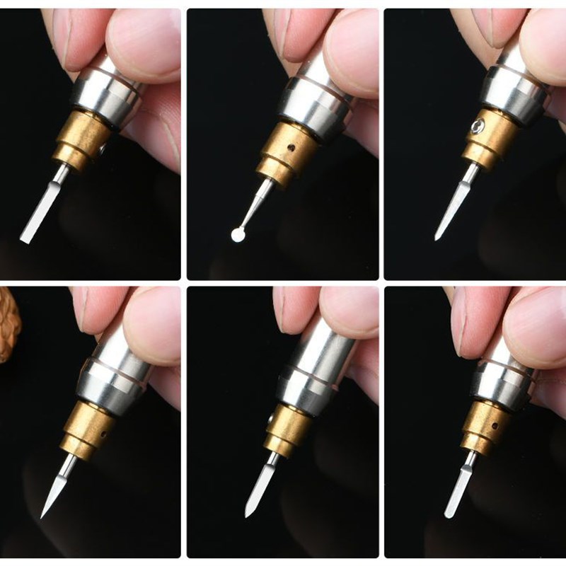 雕刻刀头钨钢雕刻电动工具套装木雕橄榄核雕牙机电Z磨用宝剑刀