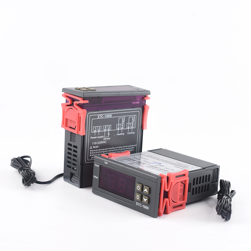 STC-100g0智能数显温控仪冰箱柜恒温自动温控开关微电脑温度控制