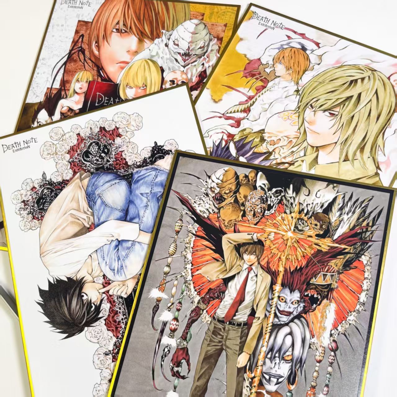 死亡笔记原画展二弹DN色纸夜神月弥海砂动漫周边谷子装饰挂件