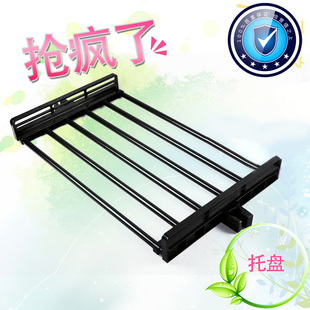 韩式室内衣架组合落地卧室铁v艺实木衣架置物架配件可伸缩铁艺托