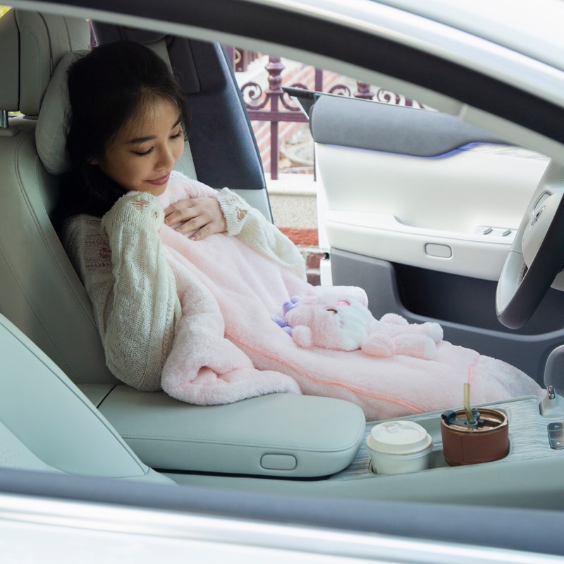 办公室可爱午睡抱枕毯子二合一抱枕被子加厚秋冬车内龙年午休毛毯