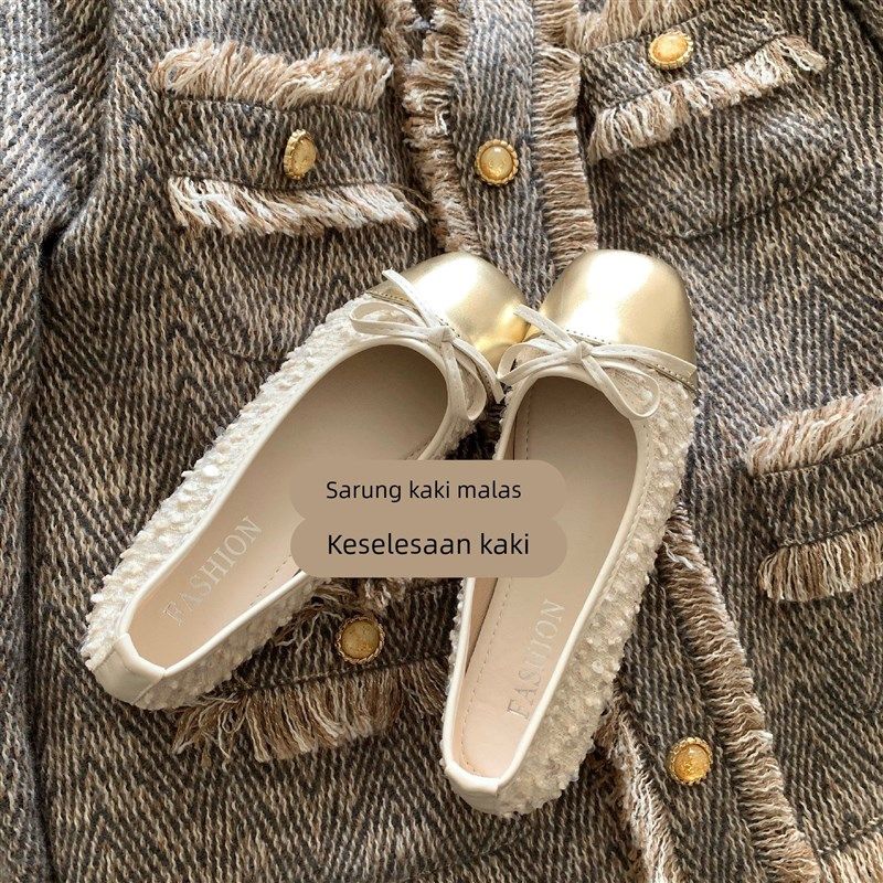 高贵!有腔调!香香公主~平底鞋方头浅口单鞋女法式气质百搭通勤,女鞋,浅口单鞋,淘宝优惠券,粉丝福利购,淘宝优惠卷