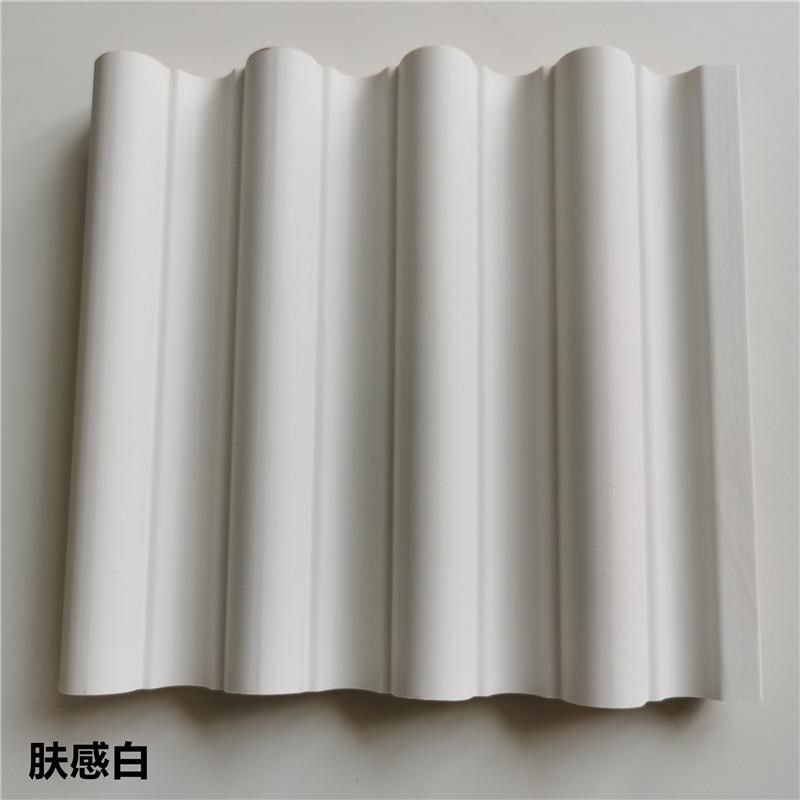 厂促家木大圆弧波浪实免格栅板松厂木漆电视沙发背景墙护墙板生态