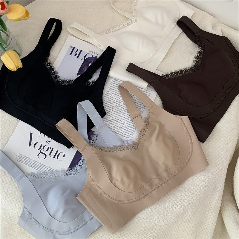 大胸天菜  睫毛蕾丝纯欲风提拉美体兔耳朵杯大胸显小内衣