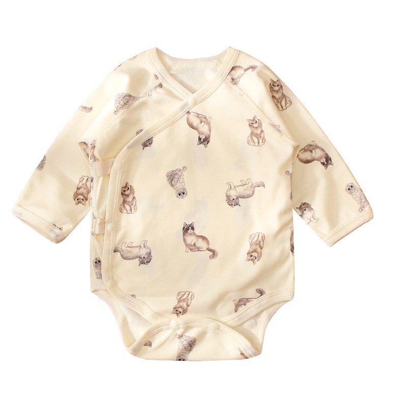 a类婴儿包屁衣春秋冬季52码新生儿三角爬服长袖可爱连体哈衣