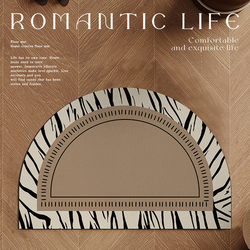 美式入户们皮革地垫玄关大门口进门门垫家用防滑脚垫可擦免洗地毯