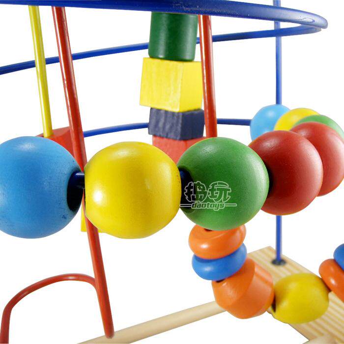 特大绕珠串珠婴儿童益智小孩玩具1-3岁宝宝礼物女孩男童玩具绕珠