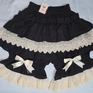 【王妍与夏季】纯棉提花多层南瓜裤/小彭度打底裤/Lolita南瓜打底