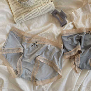 L女石墨烯抗菌三角裤 中腰软糯四季 莫黛尔内裤 女2024新款 女蕾 内裤