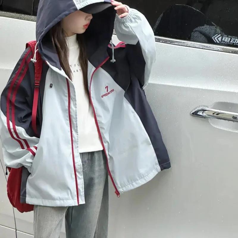 One云海甄选女童外p套冲锋衣秋装儿童秋冬时髦风衣中大童洋气夹克