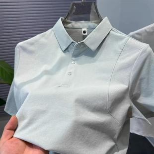 纯色休闲 早立轻奢严选运动o速干 夏季 干opolo衫 吸汗透气商务 男款