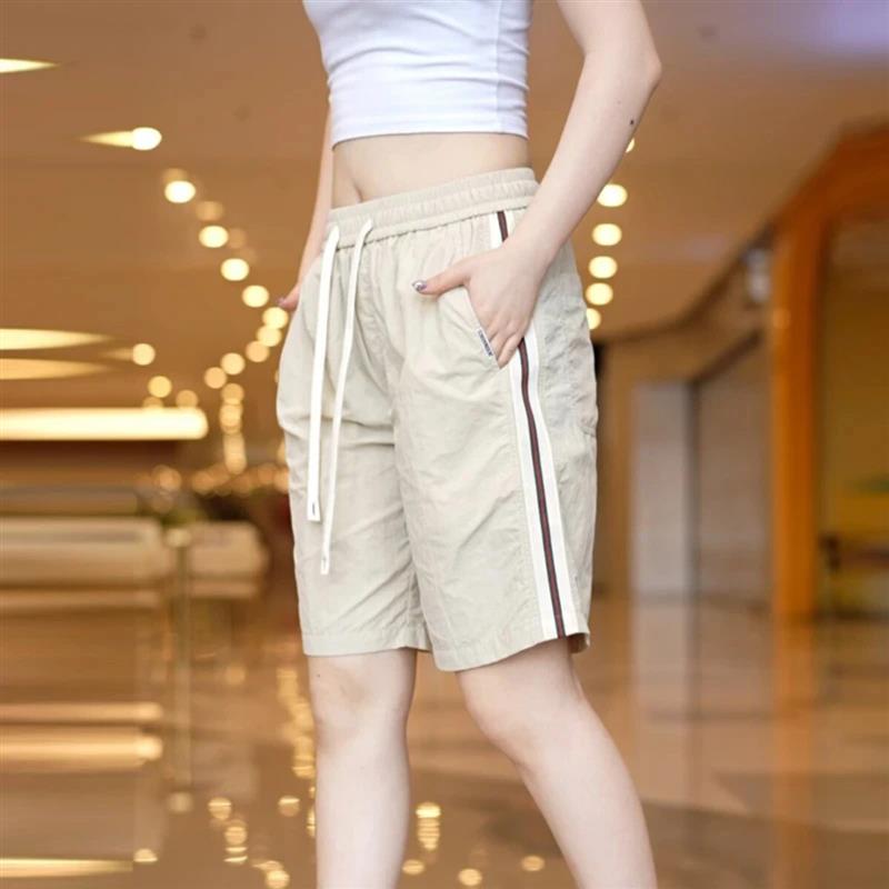 一品潮男装铺2夏冰丝五分休闲裤男潮牌潮流运动韩版百搭裤子纯色