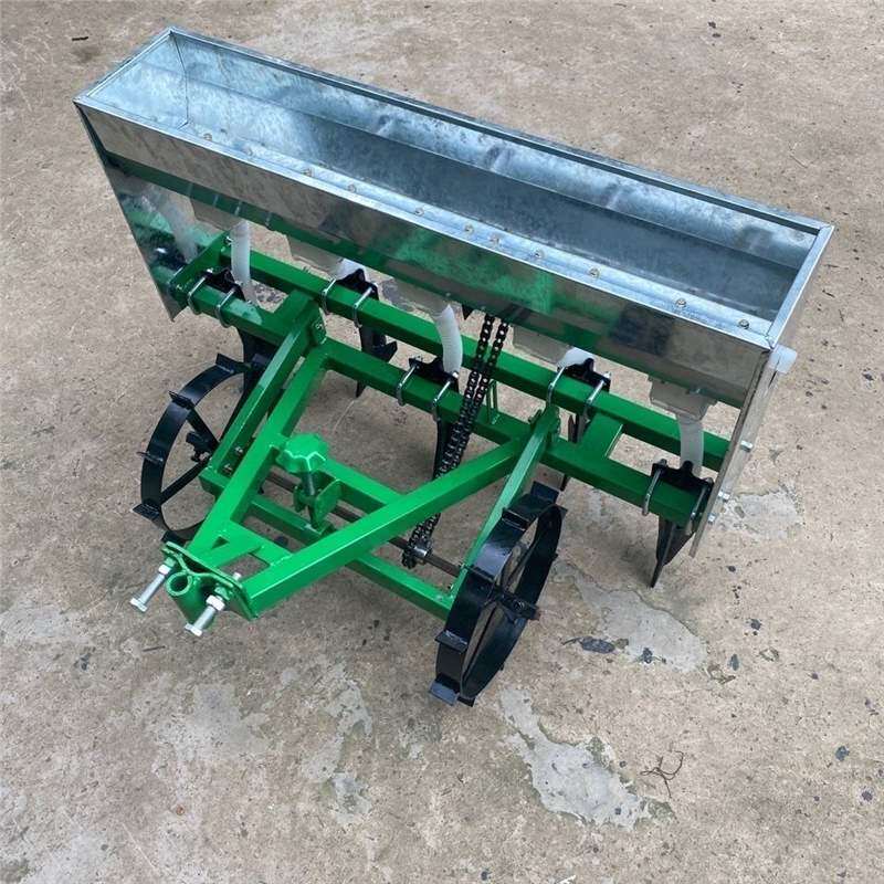 小麦播种机 手扶拖拉机微耕机小麦播种机施肥机两行三行四行五行