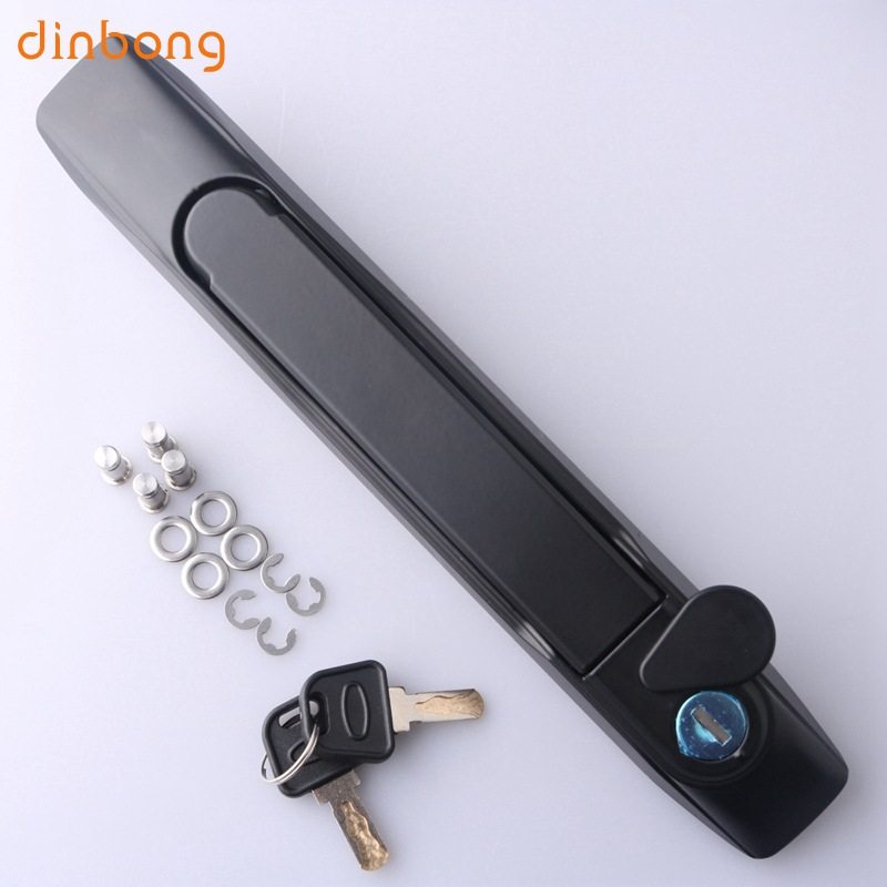 MS867-9配电箱威图柜电气柜连杆锁 九折十六折型材新能源储能柜锁