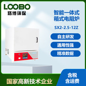 SX2 2.5 12Z智能一体式 箱式 电阻炉实验室工业炉火炉马弗炉