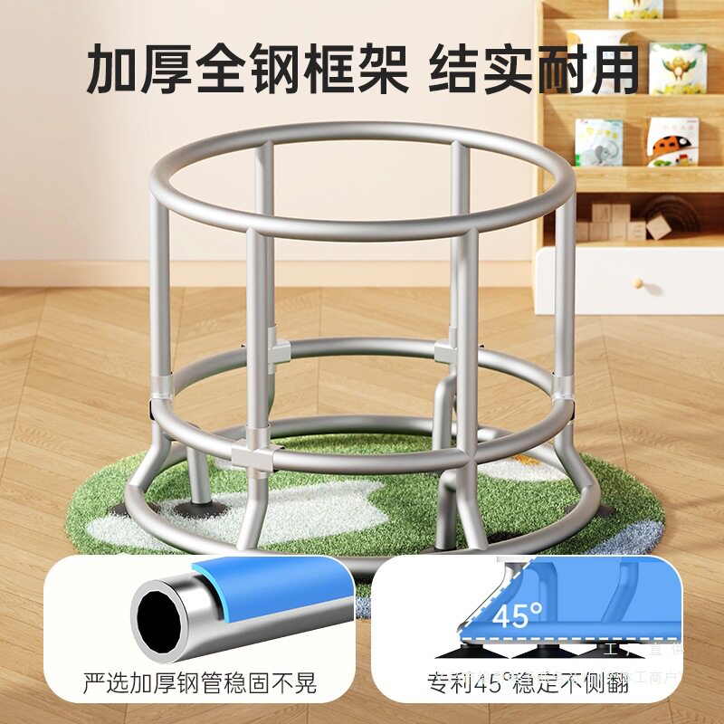 新款蹦蹦床家用儿童室内宝宝带护网家庭小型跳跳床小孩弹跳蹭蹭床