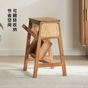 折叠凳二步梯凳两用多功能家用加厚三步梯椅子梯子凳子两用登高凳