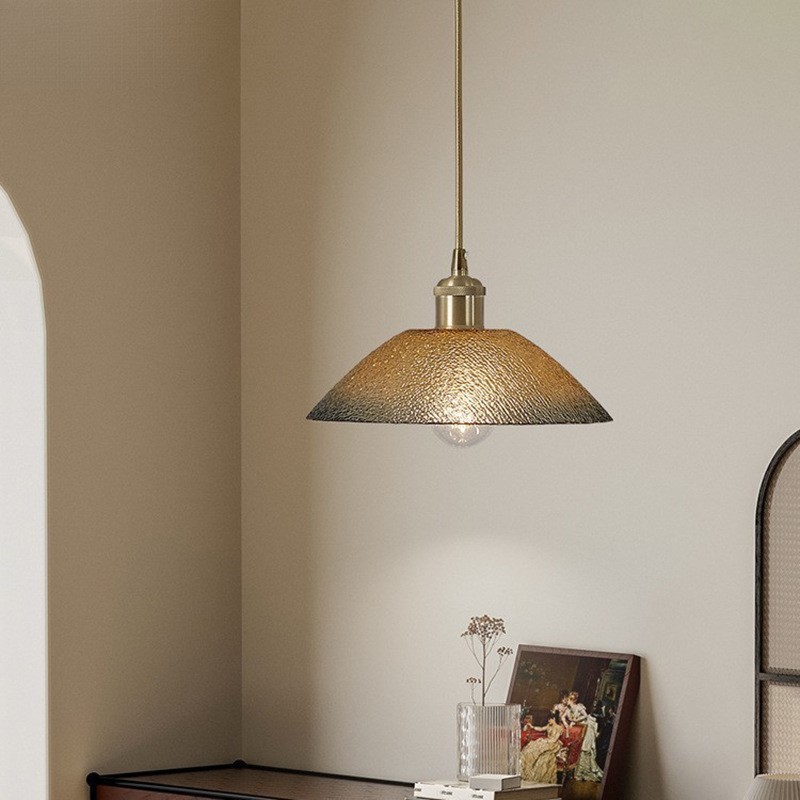 中古风卧室床头吊灯玄关过道餐厅吧台咖啡厅卧室床头led花纹吊灯