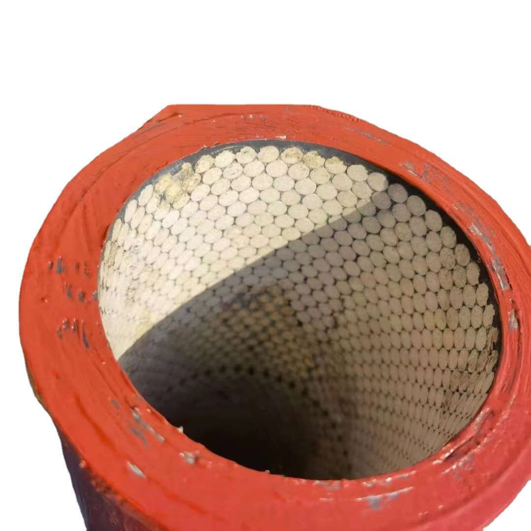 抗磨陶瓷胶新型法兰式陶瓷软管钢厂电厂专用下水管喷煤内衬厂
