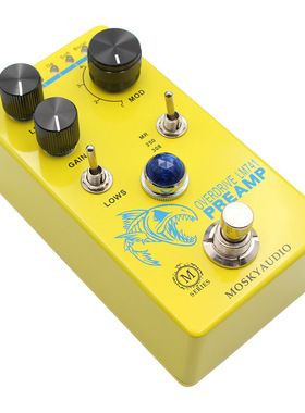 MOSKYAUDIO LM741乐器吉他效果器过载失真前级效果器