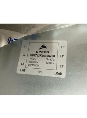 B84743K1600S700B84743K1600S70305VAC500VAC1600A滤波