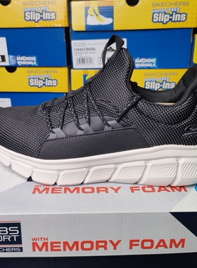 skechers斯凯奇舒适透气男鞋运动鞋休闲鞋健步鞋118105