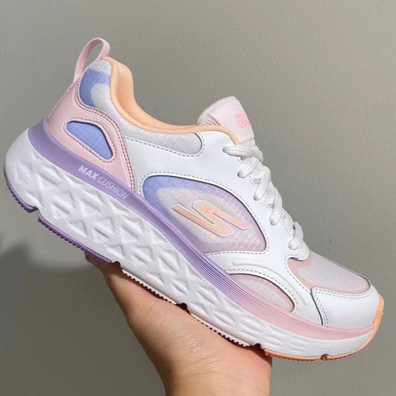 Skechers斯凯奇女星迈MAX系列网布舒适透气专业运动跑步鞋129128,运动鞋new,跑步鞋,淘宝优惠券,粉丝福利购,淘宝优惠卷