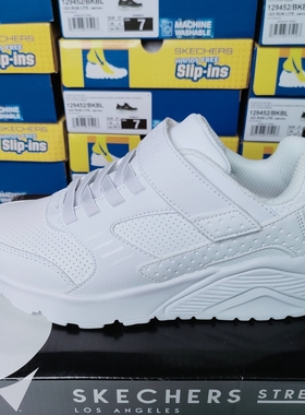 斯凯奇男童鞋超轻厚底休闲板鞋时尚舒适运动鞋403671L