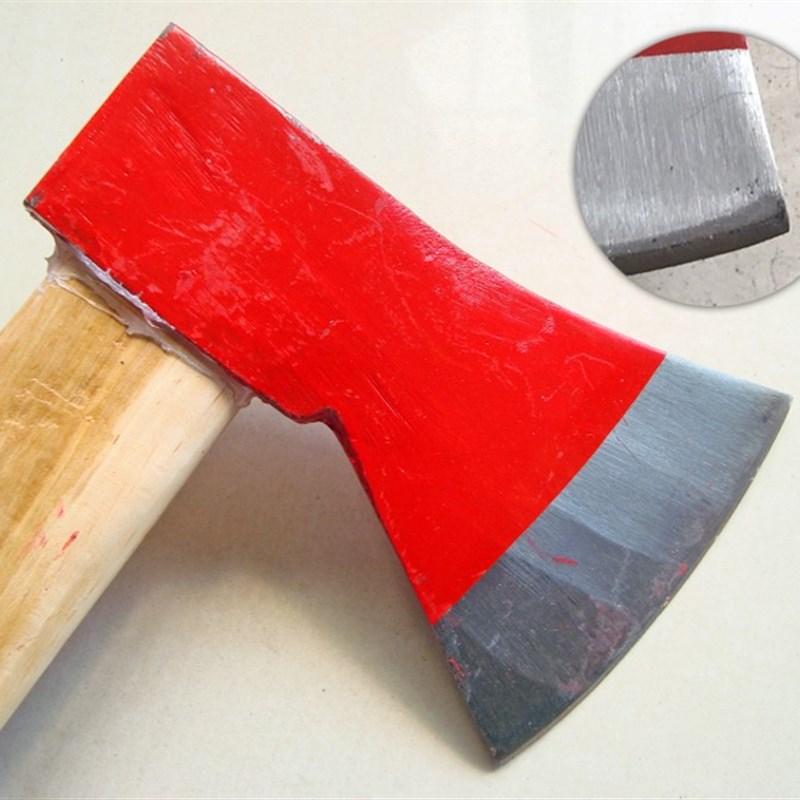 3C证消防斧砍破门逃生破窗斧精钢大板太平斧消防破拆工具钢制腰斧