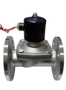 2W-32BF不锈钢法兰电磁阀80度高温120 150度电子电控阀门DN40 50