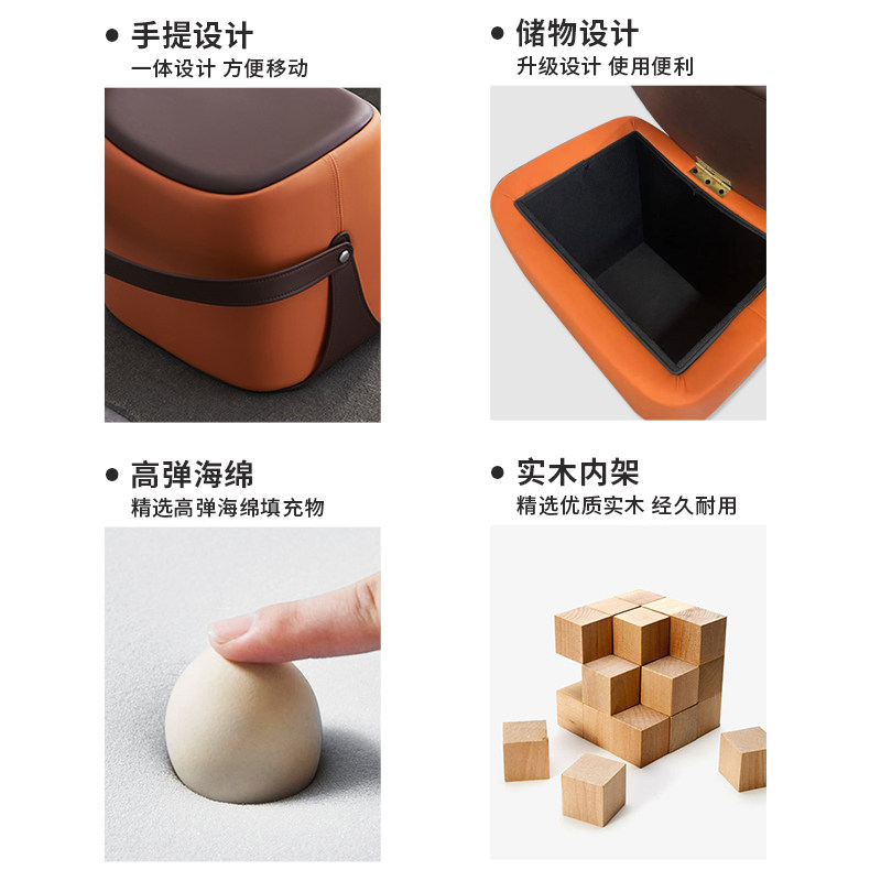北欧网红换鞋凳家用门口创意马鞍凳轻奢脚踏皮革板凳储物化妆凳子