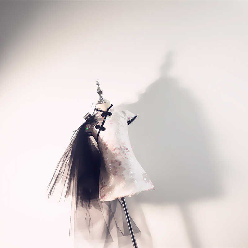 女童旗袍礼服新中式儿童服装中国风女装女童国风小旗袍女童秋冬