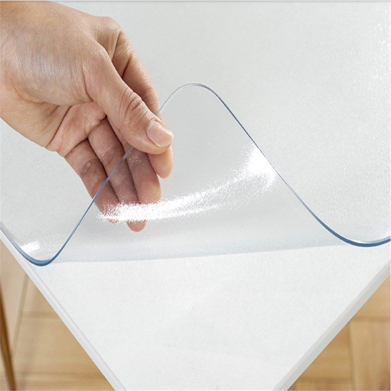 软塑料pvc桌垫透明防水幼儿园桌布学校母婴款60*120cm1/2/0.5无味