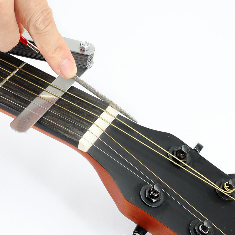 多功能吉他弦距尺间距测量尺琴弦高度调节测量工具塞尺吉他配件