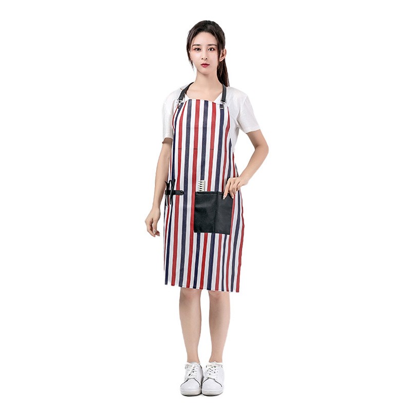 咖啡师围裙logo定制花店美发师发型师围裙花艺师餐厅酒吧工作服装
