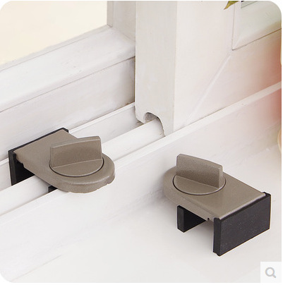 平移窗移门儿童安全锁防盗锁推拉门窗户限位器防夹固定锁防撞保护