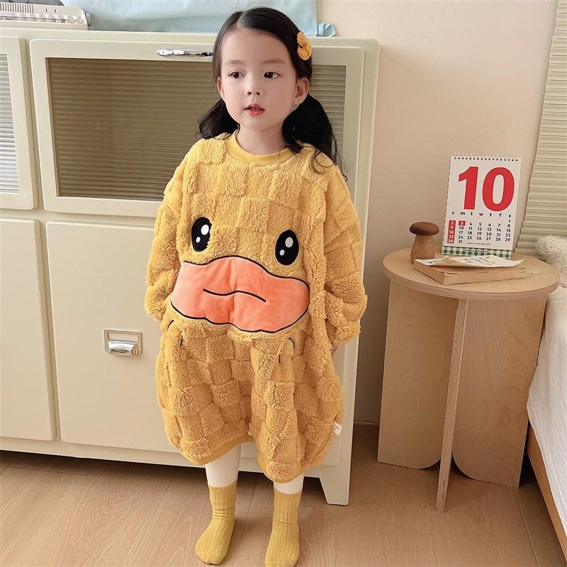 儿童睡袋法兰绒秋冬保暖女童长袖睡裙冬季珊瑚绒男宝宝睡袍防踢被,童装/婴儿装/亲子装,家居裙/睡裙,淘宝优惠券,粉丝福利购,淘宝优惠卷