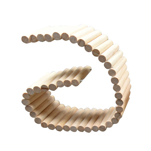 仓鼠秋千玩具超长软爬梯玩具仓鼠窝木质拱桥躲避围栏通道造景用品