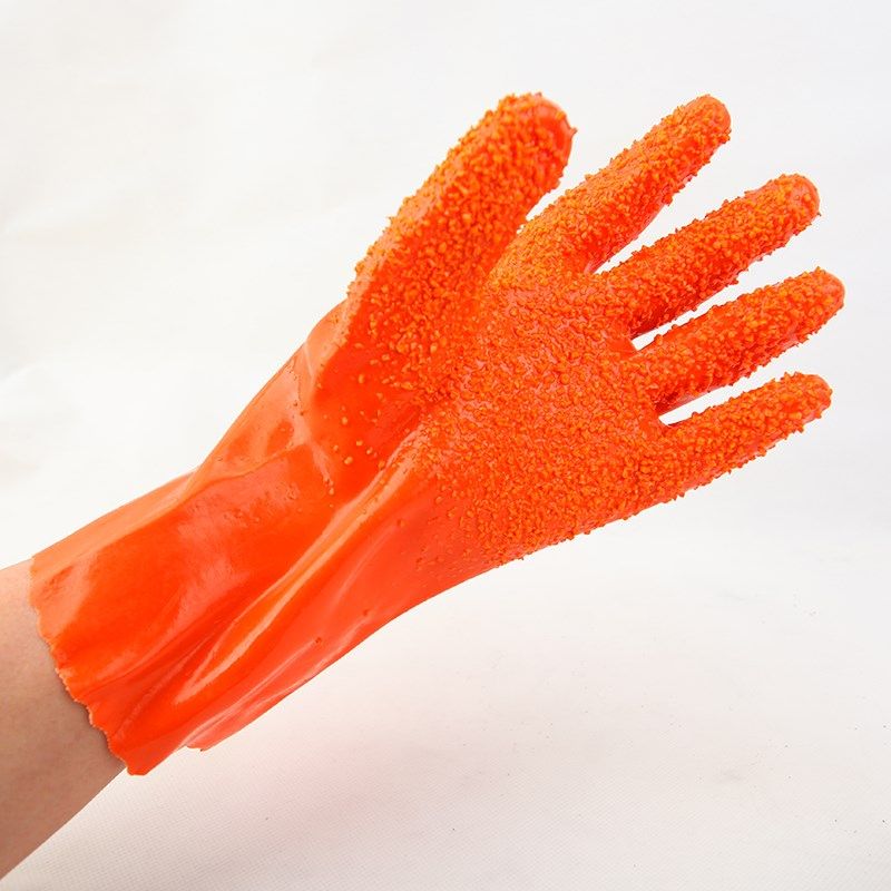 土大力全浸塑杀鱼橡胶止滑防水耐油耐磨酸碱防油大颗粒劳保手套,居家日用,防护手套,淘宝优惠券,粉丝福利购,淘宝优惠卷
