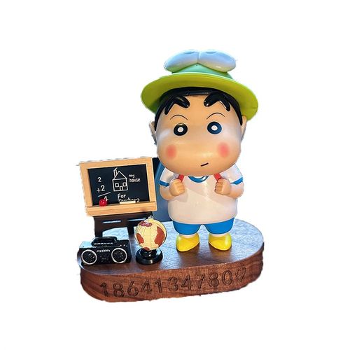 实木小新手办男朋友临时停车号码牌卡通挪车电话牌礼品车内装饰