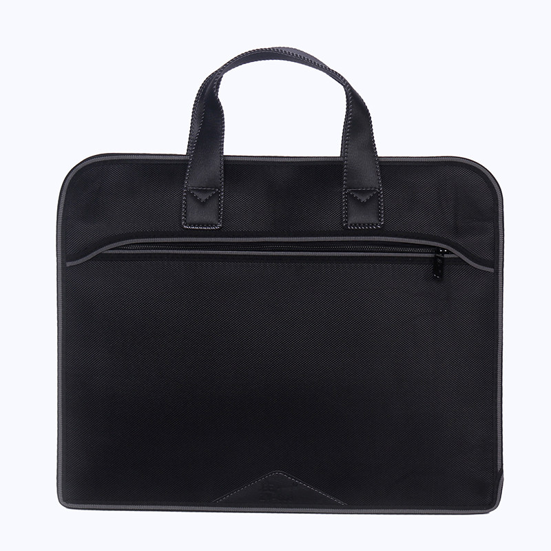 庄一668会议公文袋皮革提手拉链袋商务手提袋防水文件袋高档 定制