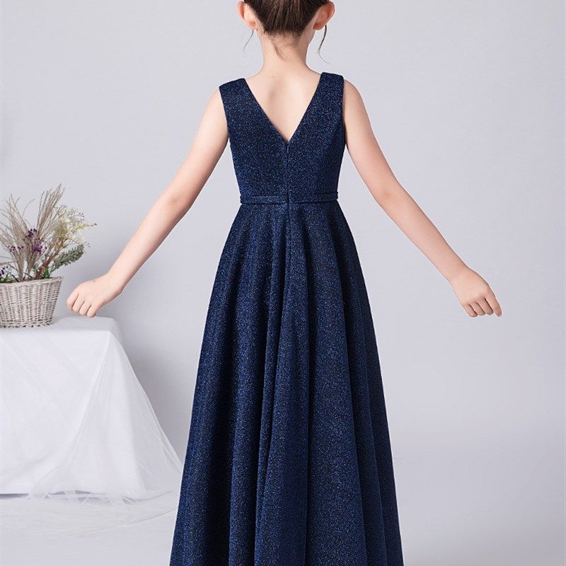 儿童十岁生日公主裙高端女大童小提琴音乐会演奏主持人演出晚礼服