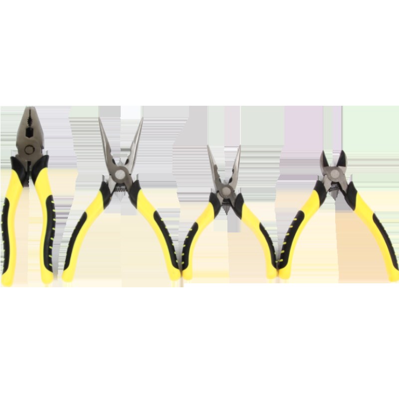 老虎钳尖嘴钳斜嘴钳斜口钳8寸6寸钳子工具多功能省力平口钳钢丝钳