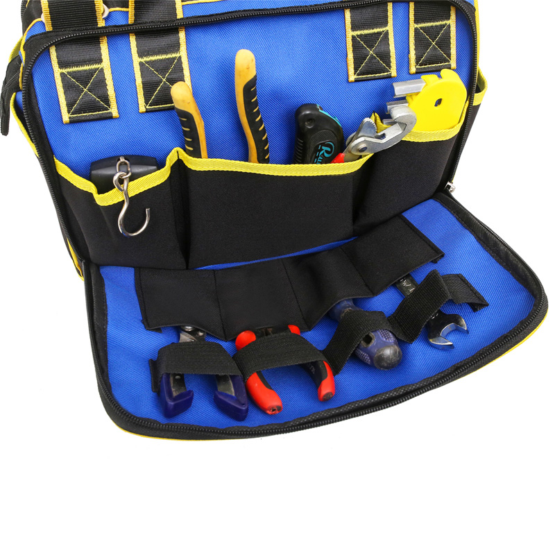 两面双开口袋工具包多功能电工加厚手提单肩包家电维修五金工具袋