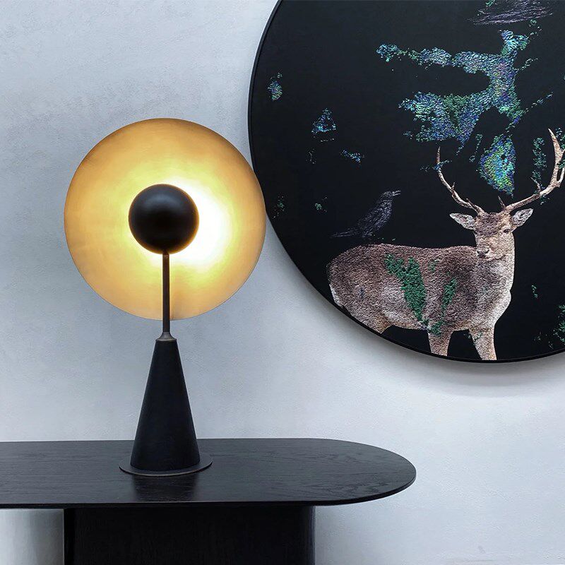 中古落地灯客厅沙发旁背景氛围轻奢高级感卧室床头柜立式艺术台灯