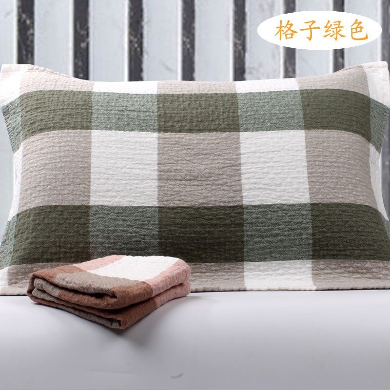 包邮纯棉加大加厚纱布枕巾一对不掉色不掉毛高档酒店宾馆婚庆礼品