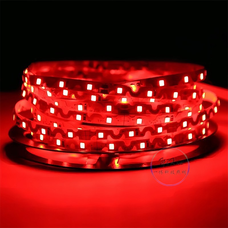 s型led灯带2835易折弯曲12v广告灯箱发光字24v蛇型防贴片水自粘灯